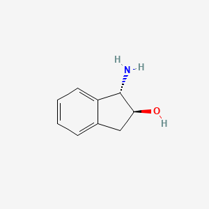 (1S,2S)-1-Amino-2-indanol chemical structure (CAS 163061-74-3)