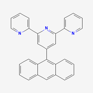 4'-(Anthracen-9-yl)-2,2':6',2''-terpyridine chemical structure (CAS 163087-28-3)