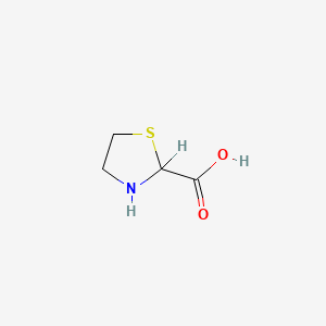 Thiazolidine-2-carboxylic acid chemical structure (CAS 16310-13-7)