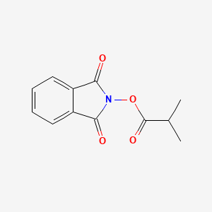 1,3-Dioxoisoindolin-2-yl isobutyrate chemical structure (CAS 1631179-23-1)