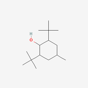 2,6-Di-tert-butyl-4-methylcyclohexanol chemical structure (CAS 163119-16-2)