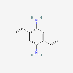2,5-Divinylbenzene-1,4-diamine chemical structure (CAS 1631999-89-7)