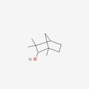 1,3,3-Trimethylbicyclo[2.2.1]heptan-2-ol chemical structure (CAS 1632-73-1)