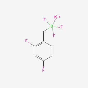Potassium (2,4-difluorobenzyl)trifluoroborate chemical structure (CAS 1632070-90-6)