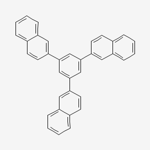 Naphthalene, 2,2',2''-(1,3,5-benzenetriyl)tris- chemical structure (CAS 16322-13-7)
