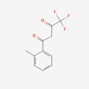 4,4,4-Trifluoro-1-(o-tolyl)butane-1,3-dione chemical structure (CAS 163266-02-2)