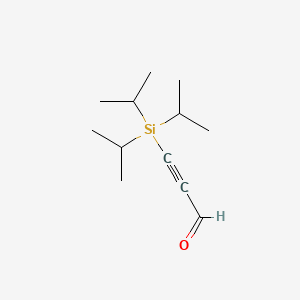3-(Triisopropylsilyl)propiolaldehyde chemical structure (CAS 163271-80-5)