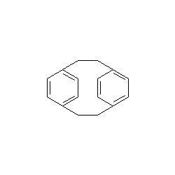 Tricyclo[8,2,2,24,7]hexadeca-4,6,10,12,13,15-hexaene chemical structure (CAS 1633-22-3)