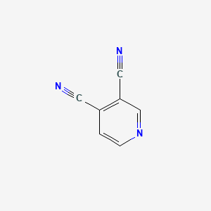 Pyridine-3,4-dicarbonitrile chemical structure (CAS 1633-44-9)