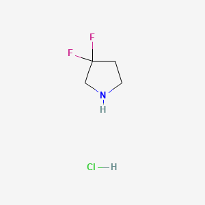3,3-Difluoropyrrolidine hydrochloride chemical structure (CAS 163457-23-6)