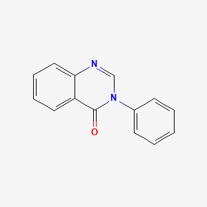 3-Phenylquinazolin-4(3H)-one chemical structure (CAS 16347-60-7)