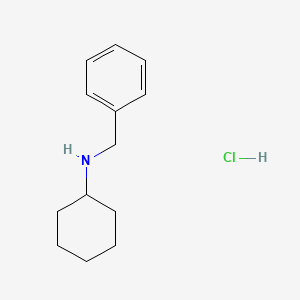N-benzylcyclohexanamine.hydrochloride chemical structure (CAS 16350-96-2)