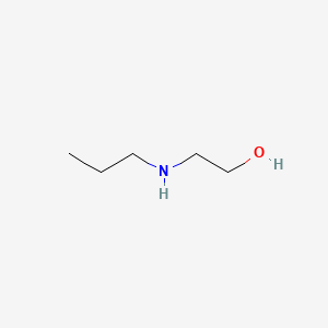 2-(Propylamino)ethanol chemical structure (CAS 16369-21-4)
