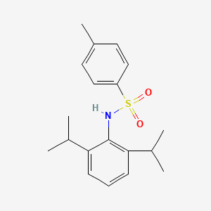 N-(2,6-Diisopropylphenyl)-4-methylbenzenesulfonamide chemical structure (CAS 163704-71-0)