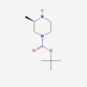 (R)-1-Boc-3-Methylpiperazine chemical structure (CAS 163765-44-4)