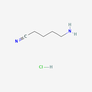 5-Aminopentanenitrile hydrochloride chemical structure (CAS 1638108-03-8)