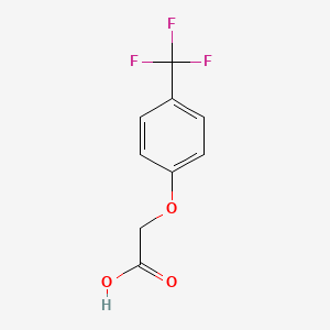 2-(4-(Trifluoromethyl)phenoxy)acetic acid chemical structure (CAS 163839-73-4)