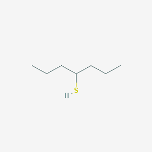 Heptane-4-thiol chemical structure (CAS 1639-06-1)