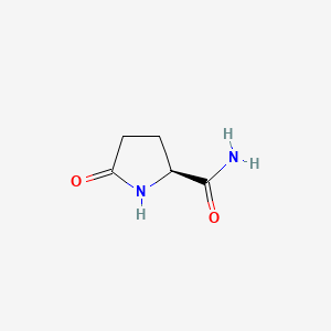 (S)-5-Oxopyrrolidine-2-carboxamide chemical structure (CAS 16395-57-6)