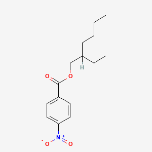 2-Ethylhexyl 4-nitrobenzoate chemical structure (CAS 16397-70-9)