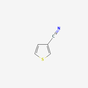 3-Thiophenecarbonitrile chemical structure (CAS 1641-09-4)