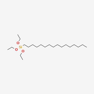 Triethoxy(hexadecyl)silane chemical structure (CAS 16415-13-7)