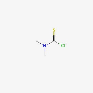 Dimethylthiocarbamoylchloride chemical structure (CAS 16420-13-6)