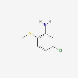 5-Chloro-2-(methylthio)aniline chemical structure (CAS 16423-54-4)