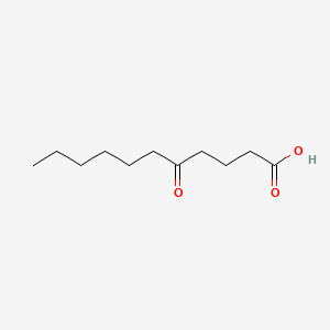 5-Oxoundecanoic acid chemical structure (CAS 16424-28-5)