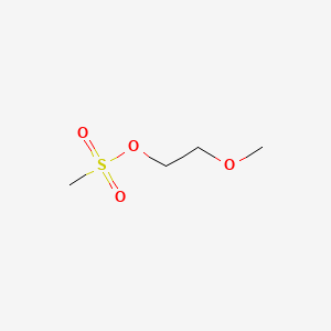 2-Methoxyethyl methanesulfonate chemical structure (CAS 16427-44-4)