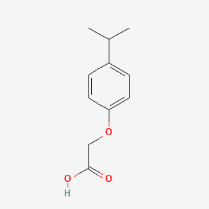 2-(4-Isopropylphenoxy)acetic acid chemical structure (CAS 1643-16-9)