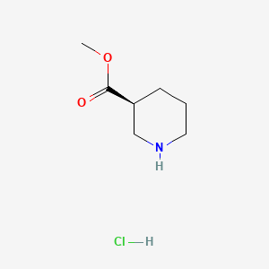 (S)-Methyl piperidine-3-carboxylate hydrochloride chemical structure (CAS 164323-84-6)