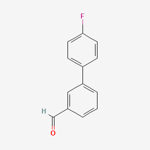 4'-Fluoro-[1,1'-biphenyl]-3-carbaldehyde chemical structure (CAS 164334-74-1)