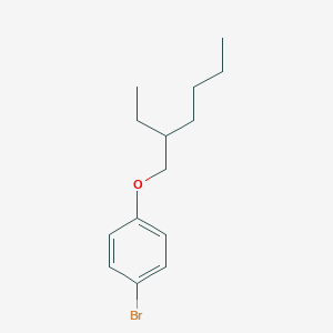 1-Bromo-4-((2-ethylhexyl)oxy)benzene chemical structure (CAS 164352-24-3)