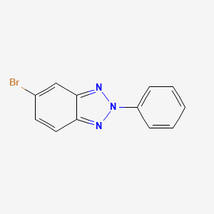 5-Bromo-2-phenyl-2H-benzo[d][1,2,3]triazole chemical structure (CAS 1643848-10-5)