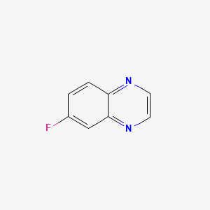 6-Fluoroquinoxaline chemical structure (CAS 1644-14-0)