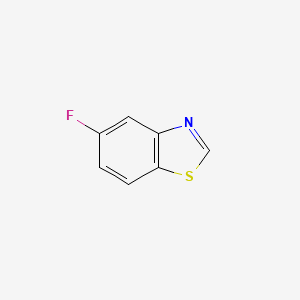 5-Fluorobenzo[d]thiazole chemical structure (CAS 1644-85-5)