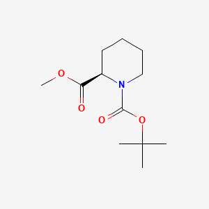 (R)-1-tert-Butyl 2-methyl piperidine-1,2-dicarboxylate chemical structure (CAS 164456-75-1)