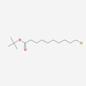 tert-Butyl 10-bromodecanoate chemical structure (CAS 1644575-06-3)