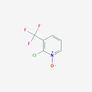 2-Chloro-3-(trifluoromethyl)pyridine 1-oxide chemical structure (CAS 164464-57-7)