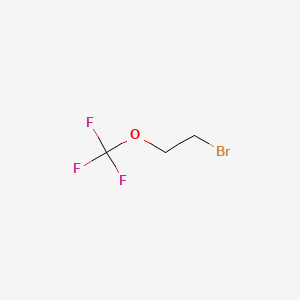 1-Bromo-2-(trifluoromethoxy)ethane chemical structure (CAS 1645-93-8)