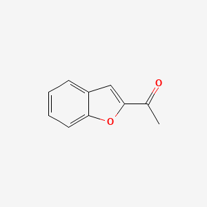 2-Acetylbenzofuran chemical structure (CAS 1646-26-0)