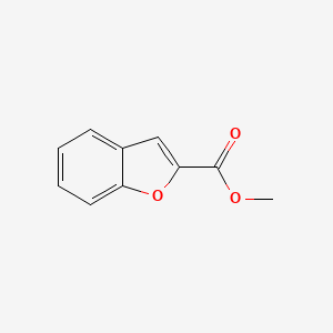 Methyl benzofuran-2-carboxylate chemical structure (CAS 1646-27-1)
