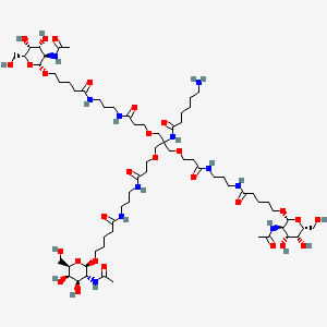 tri-GalNAc-hexamine chemical structure (CAS 1646198-77-7)