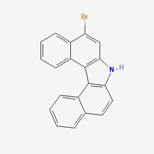 5-Bromo-7H-dibenzo[c,g]carbazole chemical structure (CAS 1646272-74-3)