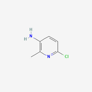 6-Chloro-2-methylpyridin-3-amine chemical structure (CAS 164666-68-6)