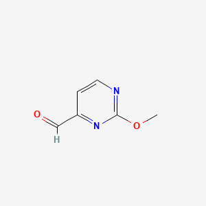 2-Methoxypyrimidine-4-carbaldehyde chemical structure (CAS 164738-44-7)
