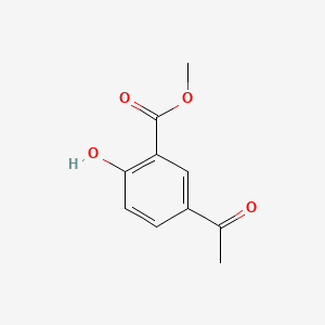 Methyl 5-acetyl-2-hydroxybenzoate chemical structure (CAS 16475-90-4)