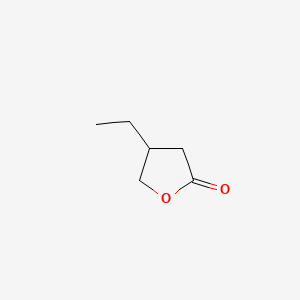 4-Ethyldihydrofuran-2(3H)-one chemical structure (CAS 16496-51-8)