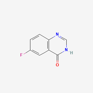 6-Fluoroquinazolin-4-one chemical structure (CAS 16499-56-2)